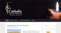 Desktop Screenshot of catholicsocialservicesmobile.com